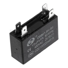 Senju Motor Run Capacitor CBB61 450VAC 1UF 4 Pin 1MFD 450V 25/70/21