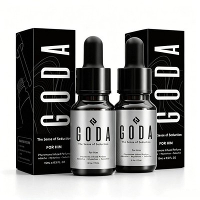 2 Pack GODA For Him Pheromone Infused Cologne Men's Fragrance NEW