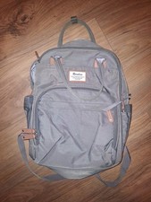 Ruvalino Diaper Bag Multifunctional All In One Travel Backpack Gray