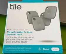 Tile Mate 4-Pack Bluetooth Tracker Key Finder Wallet Phone Locator New In Box