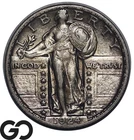 1924 Standing Liberty Quarter, Better Date, Choice AU++/Unc