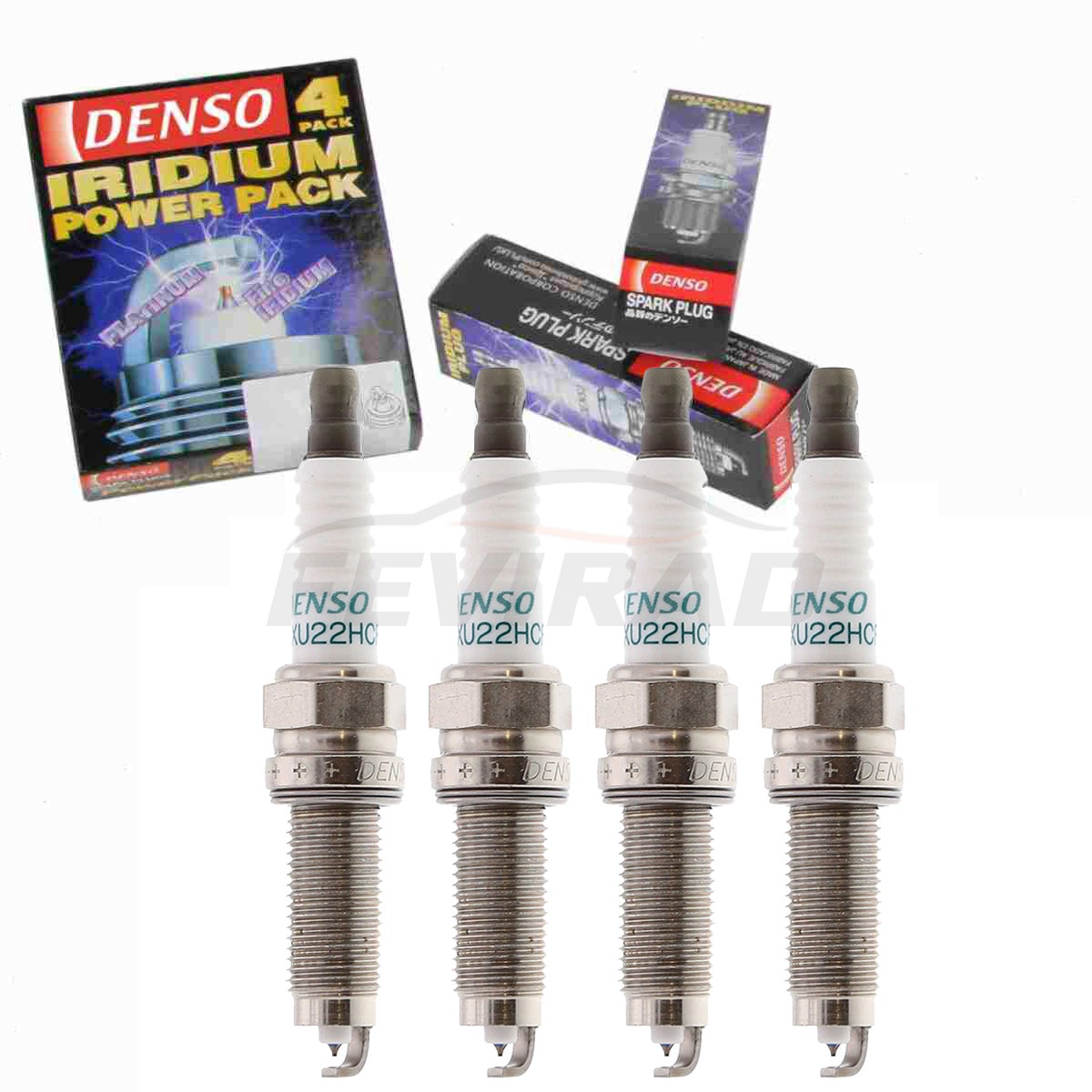 4PCS DENSO 3461 Iridium Power Spark Plugs for 2008-2012 Honda Accord 2.4L L4