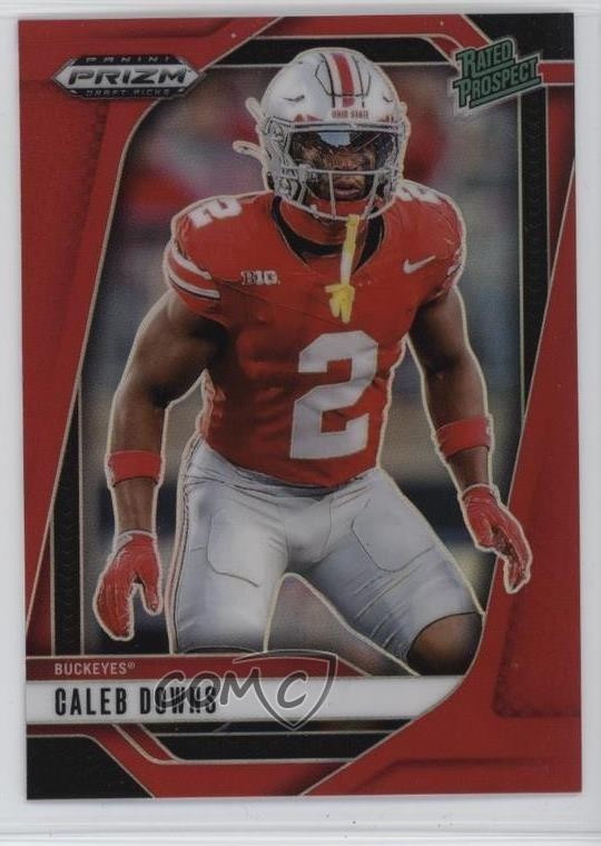 2025 Panini Prizm Draft Picks Red Prizm 306/399 Caleb Downs #159 1q34