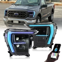 For 2021 2022 2023 Ford F150 RGB LED Projector Headlight Front Head Lamp LH&RH (For: More than one vehicle)
