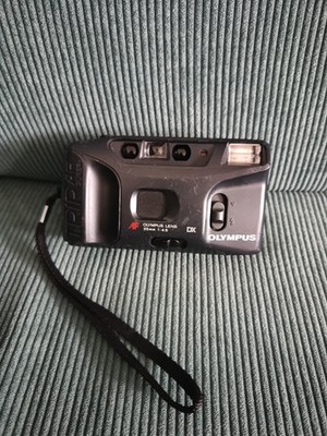 Olympus Trip AF Super Analoge Point & Shoot Kamera Schwarz Nicht Getestet