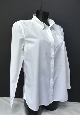 Chemisier MONOPRIX, blanc, coton, Taille 42/44, TBE - Photo 1/4