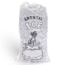 Plastic Ice Bags 10 Lb With Draw String Closure Pack 100 Clear Heavy Duty Bags