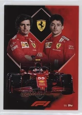 2021 Topps F1 Turbo Attax Scuderia Ferrari Carlos Sainz Charles Leclerc #55