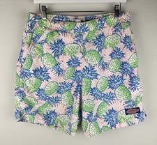Men s Vineyard Vines Pineapple Print Swim Trunks Small