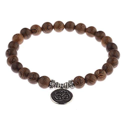 High Quality Natural Wooden Bead String Yoga Reiki Bracelet Prayer Beads Gift - Picture 12 of 14