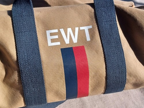 Parker Thatch Canvas Duffel Bag Shoulder Strap Tennis Athletic Weekend Unisex - Picture 6 of 21