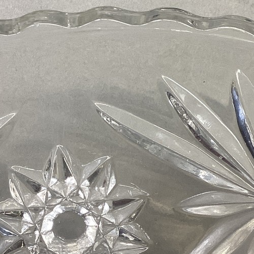 Set Of 2 Vintage Anchor Hocking Star Of David Glass Salad Fruit Bowl - Picture 17 of 19