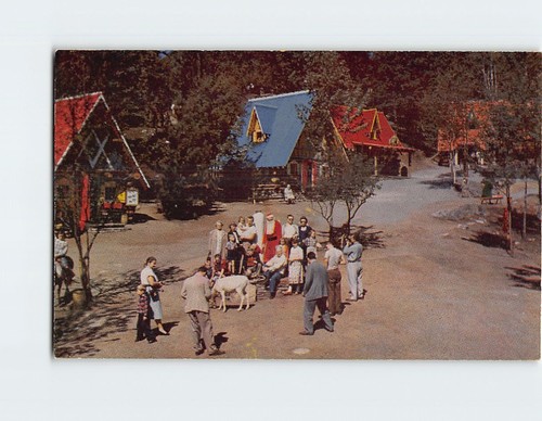 Postcard Santa's North Pole Village, Santa's Workshop, Wilmington, New York - 第 1/2 張圖片