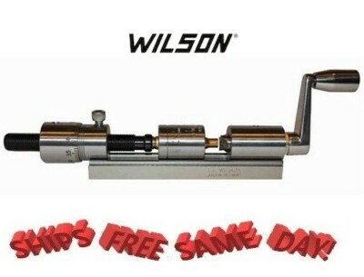 L. E. Wilson Trimmer SS w/ SS Micrometer Adjustment Titanium Cutter # CTSS-MICT