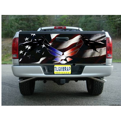 T134 USAF AIR FORCE Tailgate Wrap Vinyl Graphic Decal Sticker