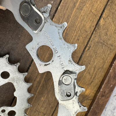 Vintage Shimano Deore LX Chainring Set SG FC-M560 110 74 BCD Alloy