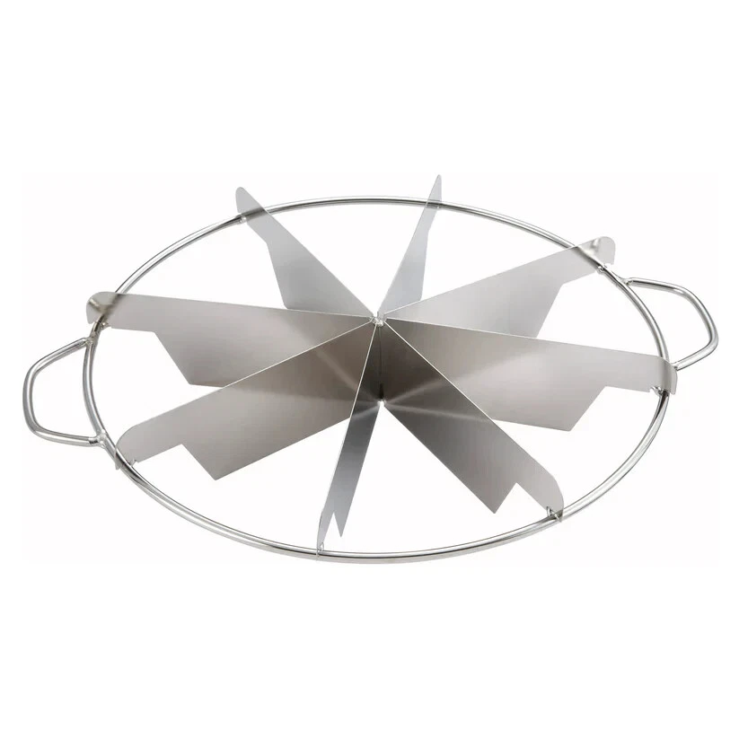 Pie Cutter 8-Piece Blade Cut Slice Marker Round Two Handle Stainless Steel
Opens in a new window or