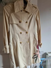 Valentino Coat With Belt Vanila/floral Size Uk12