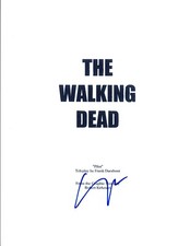 Steven Yeun Signed Autographed THE WALKING DEAD Pilot Episode Script COA VD