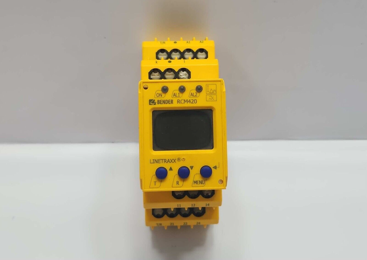 BENDER RCM420-D-2 LINETRAXX RESIDUAL CURRENT MONITOR BENDER RCM420-D-2 LINETRAXX RESIDUAL CURRENT MONITOR
