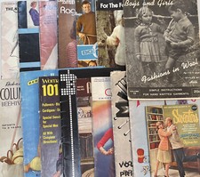 Lot of 16 Crocheted CROCHET Leisure Arts KNITTING Pattern Knit BOOKS