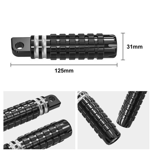 1 par de estriberas de aluminio para pasajero para Harley Seventy Two XL1200V 2014-2016 2017 - Imagen 11 de 23