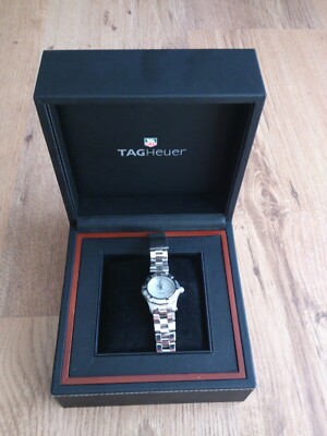 Tag Heuer Aquaracer Uhr, Silber mit Steinen, Original Papiere & Schatulle
