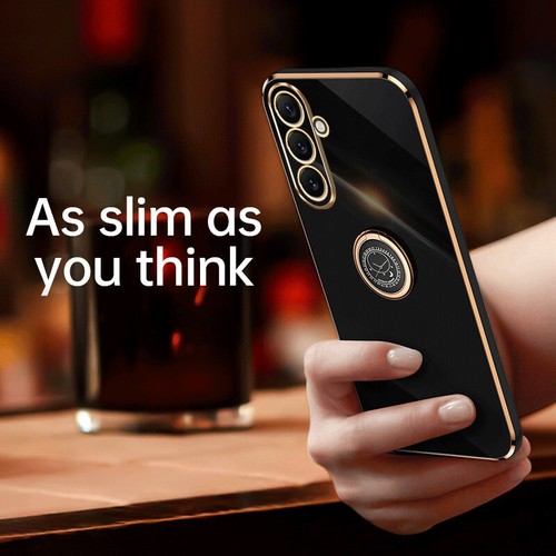 For Samsung M23 M33 M53 M54 Plating Ring Holder Stand Soft TPU Phone Case Cover - Picture 6 of 18