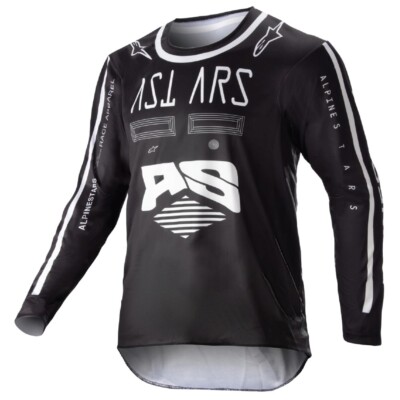Alpinestars Racer Found Kinder MX Trikot Offroad Oberteil schwarz