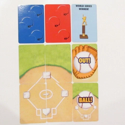 Playball Card Game iPlay Plays Like Real Baseball Replacement Parts You Choose