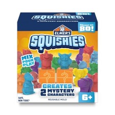 New Elmer s Squishies DIY Squishy Toy Kit, 2 Count Mystery Characters, Ages 6