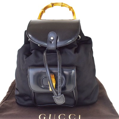 gucci mini backpack black