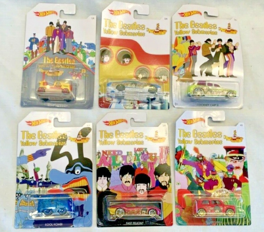 ホットウィール The Beatles YellowSubmarine5種セット ホットウィール The Beatles YellowSubmarine5種セット HOT