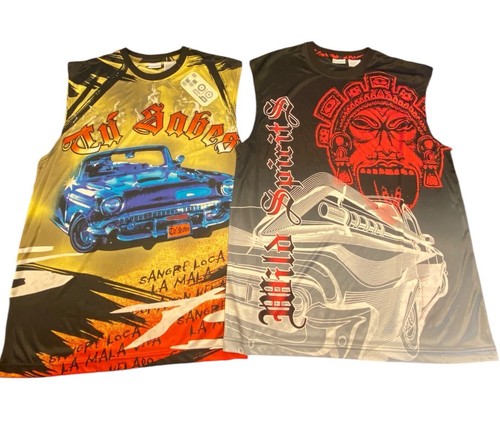 NEW Vintage 90s Mexican T-Shirt Tank Top Mens LARGE Cholo Low Rider ...