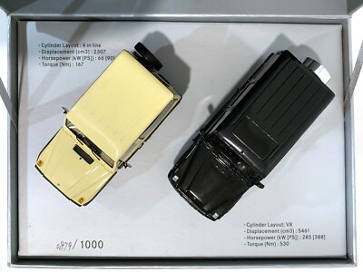 RETIRED Spark Mercedes Benz AMG 230G 1979 & G500 2009 Set