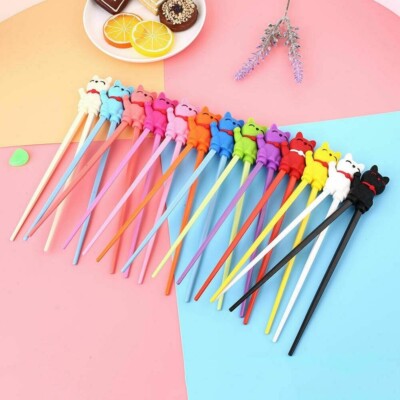 Lucky Cat Training Chopsticks - Easy to Use Chopsticks for Beginners & Kids
