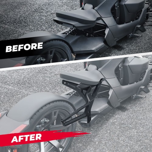 KEMIMOTO UTV Saddlebag Rack Kit for Can Am Ryker 600 900 Rally 2019