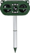 Animal Repeller Ultrasonic Solar Power Outdoor Pest Cat Mice Deer Motion Sensor