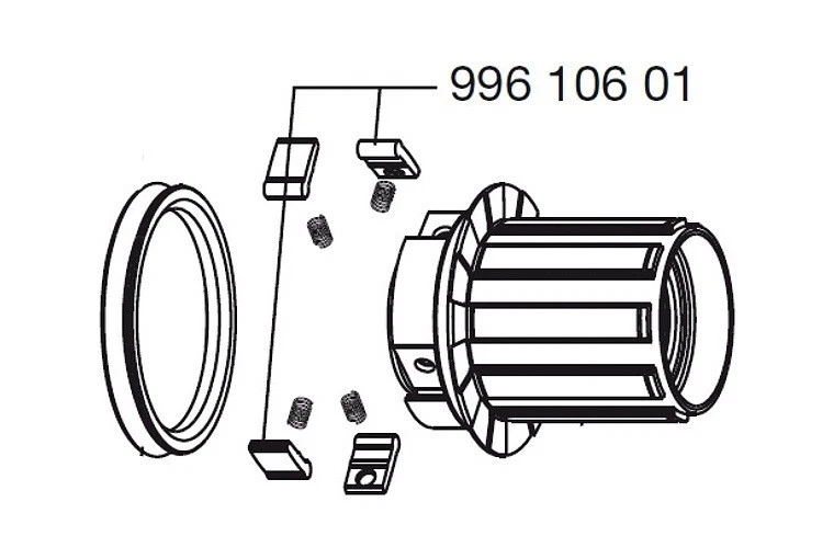 Kit de trinquetes y resortes para bujes Mavic ITS4