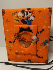Halloween Mickey Photo Album -Holds 100 4x6 Photos - Handmade