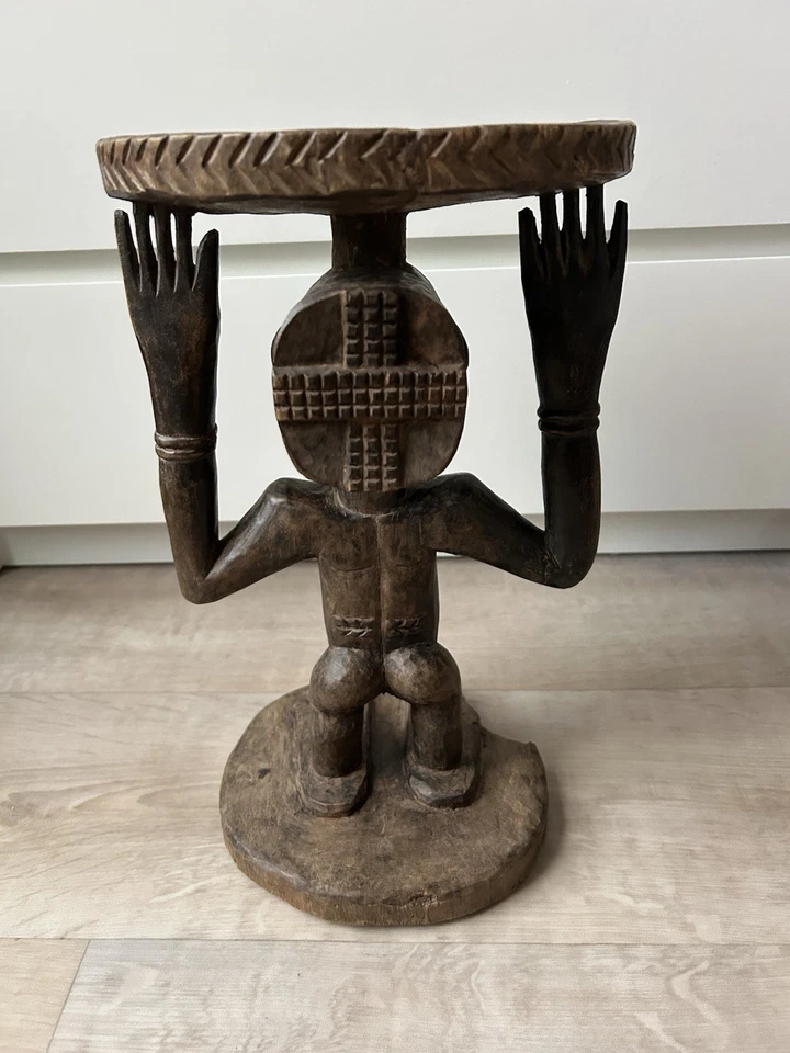 Siège cariatide Tabouret - Luba - RDC - Art africain - Photo 3/4