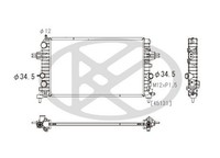 KüHler MotorküHlung FüR Opel Astra H Caravan Zafira / Family B Twintop