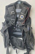 Cressi Flight Control System J119 Scuba Diving Vest BCD Jacket Size Medium Black