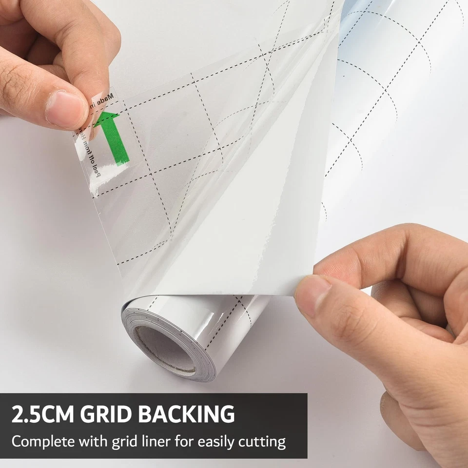 Película blanca de bloqueo de luz 100 % para ventana de apagón total, 17,3 x 78,7 pulgadas Foto 4 de 4