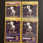SEALED Set of 4 Black Star Promo WB Movie Pokemon Cards (Pikachu, Dragonite, +)