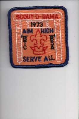 1973 BTC Scout-O-Rama Aim High Serve All patch