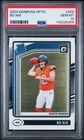 2024 Panini Donruss Optic - Rated Rookie Bo Nix #209 (RC) PSA GEM MT 10