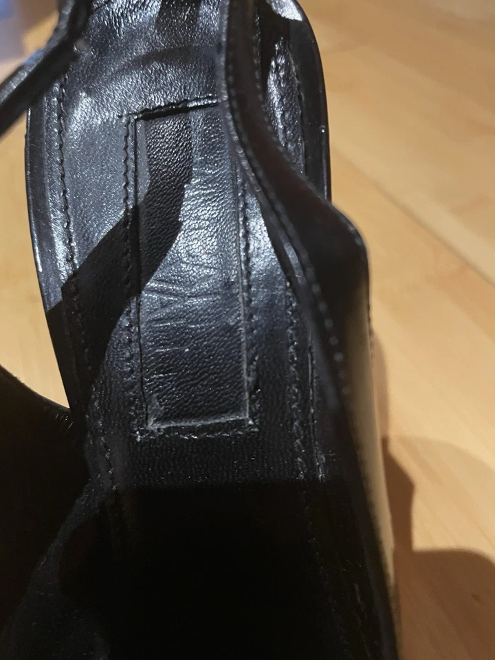$1250 Zapatos de salón Giambattista Valli de cuero negro para mujer talla 37 Foto 4 de 4