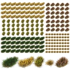 288 PCS Static Grass Tuft Flower Cluster Self Adhesive Model Railway Scenery