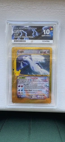 Pokemon Lugia 149/147 30th Celebration Ace 10 Perfect Subs